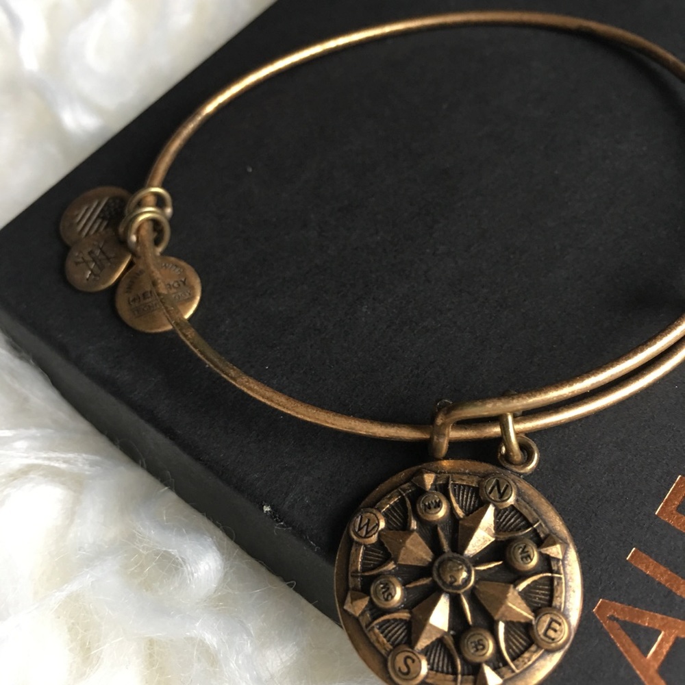 Alex and Ani compass bracelet